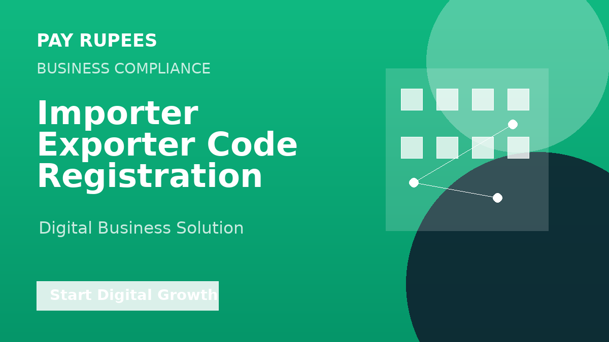 Importer Exporter Code Registration