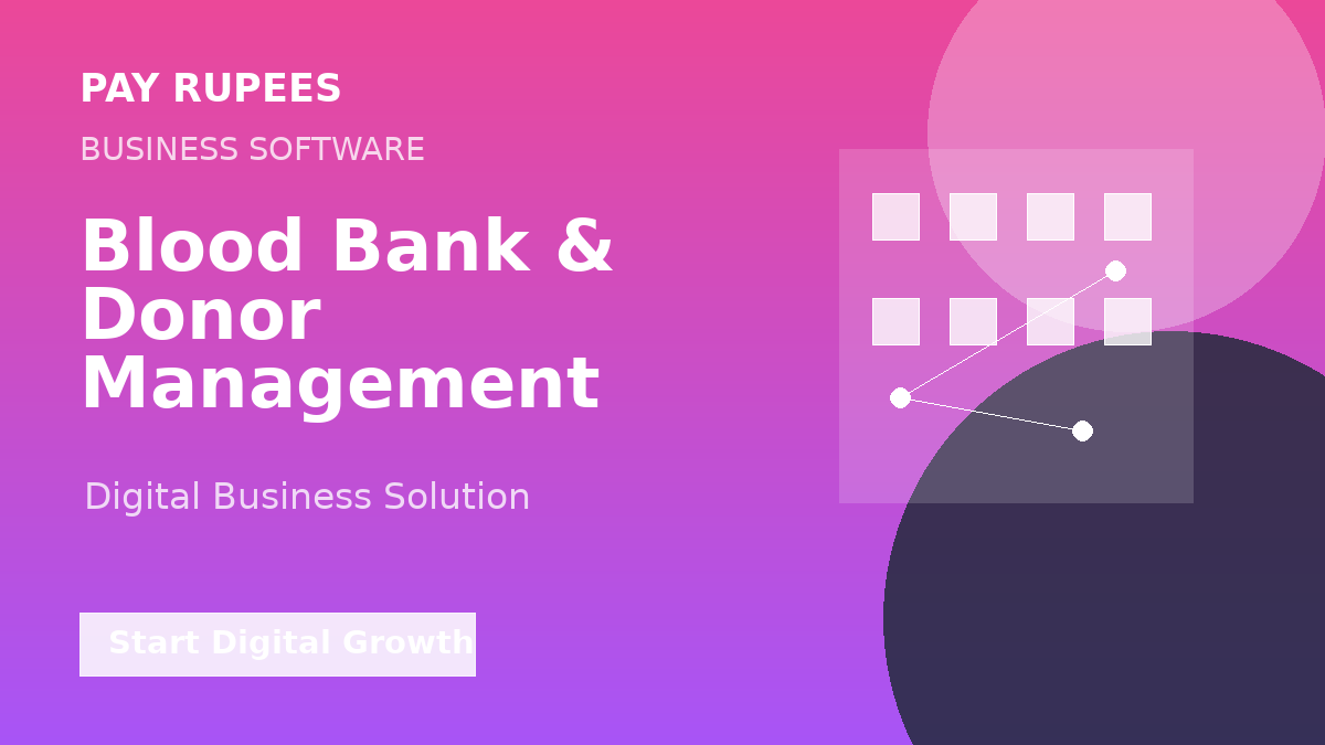 Blood Bank & Donor Management System