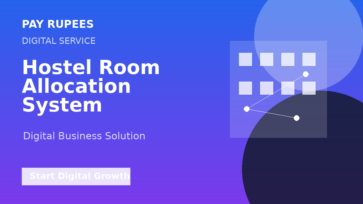 Hostel Room Allocation System